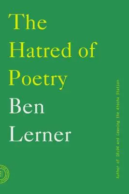 L'odio per la poesia - The Hatred of Poetry