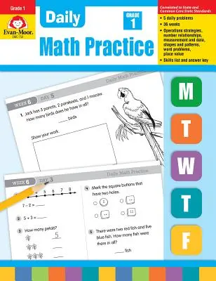 Esercitazioni quotidiane di matematica, Grade 1 - Daily Math Practice, Grade 1