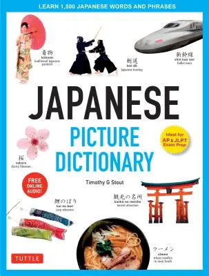 Dizionario illustrato giapponese: Impara 1.500 parole e frasi giapponesi (ideale per la preparazione agli esami Jlpt e AP; include audio online) - Japanese Picture Dictionary: Learn 1,500 Japanese Words and Phrases (Ideal for Jlpt & AP Exam Prep; Includes Online Audio)
