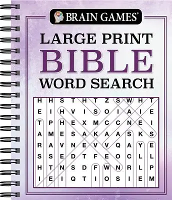 Giochi per il cervello - Ricerca di parole nella Bibbia a stampa grande - Brain Games - Large Print Bible Word Search