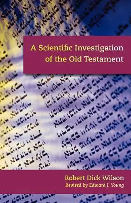 Un'indagine scientifica sull'Antico Testamento - A Scientific Investigation of the Old Testament