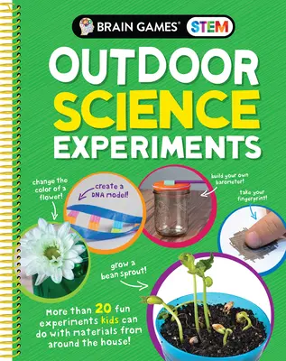 Giochi cerebrali Stem - Esperimenti scientifici all'aperto (vincitore del premio Mom's Choice Awards Gold Award): Più di 20 esperimenti divertenti che i bambini possono fare con i materiali che si trovano al suolo. - Brain Games Stem - Outdoor Science Experiments (Mom's Choice Awards Gold Award Recipient): More Than 20 Fun Experiments Kids Can Do with Materials fro