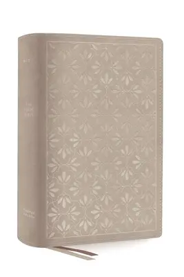 Net, Bibbia Abide, in pelle morbida, pietra, stampa comfort: Bibbia Sacra - The Net, Abide Bible, Leathersoft, Stone, Comfort Print: Holy Bible
