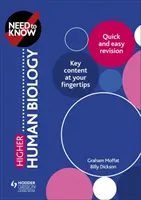Bisogno di sapere: Biologia umana superiore - Need to Know: Higher Human Biology