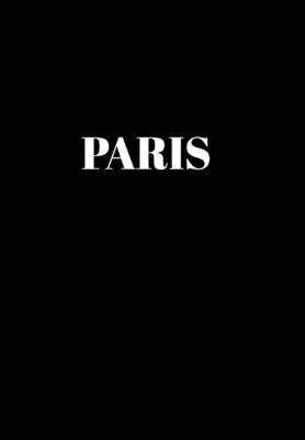 Parigi: libro decorativo nero con copertina rigida per la decorazione di scaffali, tavolini, decorazioni per la casa, design delle città di moda del mondo. - Paris: Hardcover Black Decorative Book for Decorating Shelves, Coffee Tables, Home Decor, Stylish World Fashion Cities Design