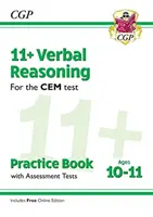 Libro di esercizi e test di valutazione per il ragionamento verbale CEM 11+ - Età 10-11 (con edizione online) - 11+ CEM Verbal Reasoning Practice Book & Assessment Tests - Ages 10-11 (with Online Edition)