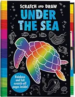 Gratta e disegna gli animali dell'oceano - Libro di attività per l'arte del graffio - Scratch & Draw Ocean Animals - Scratch Art Activity Book