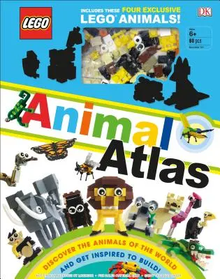 Atlante degli animali Lego: Scopri gli animali del mondo [con giocattolo]. - Lego Animal Atlas: Discover the Animals of the World [With Toy]