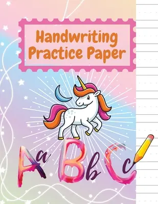Adorabile carta per scrivere all'asilo con linee per bambini ABC Quaderno con fogli foderati a puntini per studenti K-3 - Adorable Kindergarten writing paper with lines for ABC kids Notebook with Dotted Lined Sheets for K-3 Students