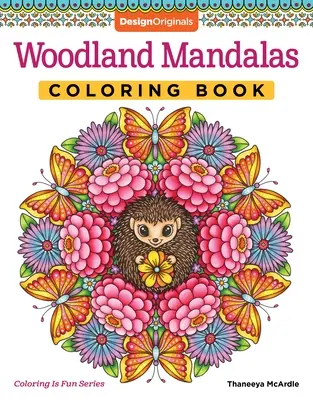 Libro da colorare Mandala del bosco - Woodland Mandalas Coloring Book