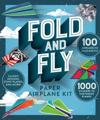 Kit di aeroplani di carta da piegare e far volare - Fold and Fly Paper Airplane Kit