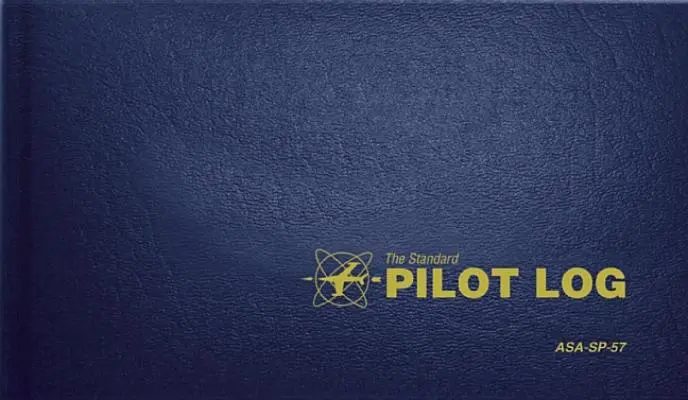 Il Diario di Pilotaggio Standard (Blu Navy): Asa-Sp-57 - The Standard Pilot Log (Navy Blue): Asa-Sp-57