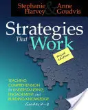 Strategie che funzionano, 3a edizione: Insegnare la comprensione per coinvolgere, comprendere e costruire la conoscenza, classi K-8 - Strategies That Work, 3rd Edition: Teaching Comprehension for Engagement, Understanding, and Building Knowledge, Grades K-8