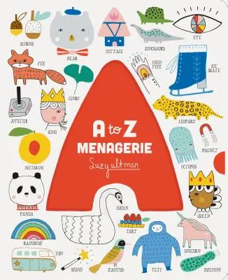Menagerie dalla A alla Z: (Libro per bambini con l'abc, libro da tavolo con alfabeto sensoriale per bambini e ragazzi, libro interattivo per bambini) - A to Z Menagerie: (Abc Baby Book, Sensory Alphabet Board Book for Babies and Toddlers, Interactive Book for Babies)