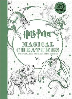Libro da colorare delle cartoline delle creature magiche di Harry Potter - Harry Potter Magical Creatures Postcard Coloring Book