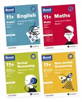 Bond 11+ Inglese, matematica, ragionamento verbale, ragionamento non verbale: Documenti di valutazione - Bundle 9-10 anni - Bond 11+ English, Maths, Verbal Reasoning, Non Verbal Reasoning: Assessment Papers - 9-10 Yrs Bundle