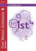 Primo libro di risposte di aritmetica mentale 4 - First Mental Arithmetic Answer Book 4