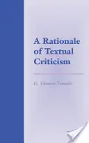 Una logica di critica testuale - A Rationale of Textual Criticism