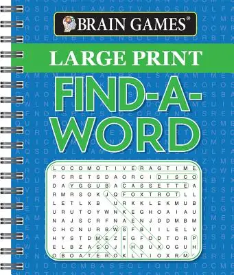 Giochi per il cervello - Trova una parola a caratteri grandi - Brain Games - Large Print Find a Word