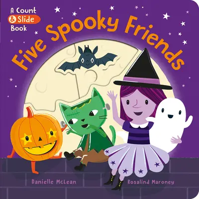 Cinque amici spaventosi: Un libro per contare e scivolare - Five Spooky Friends: A Count & Slide Book