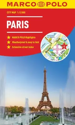 Mappa di Parigi Marco Polo - Paris Marco Polo City Map