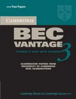 Libro dello studente Cambridge Bec Vantage 3 con risposte - Cambridge Bec Vantage 3 Student's Book with Answers