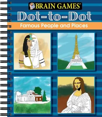 Giochi per il cervello - Punto a punto: Personaggi e luoghi famosi - Brain Games - Dot to Dot: Famous People and Places