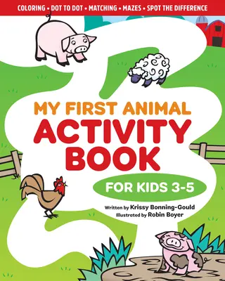 Il mio primo libro di attività sugli animali: Per bambini dai 3 ai 5 anni - My First Animal Activity Book: For Kids 3-5