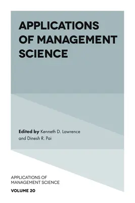 Applicazioni della scienza manageriale - Applications of Management Science