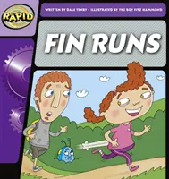 Fondamenti di fonetica rapida passo 1: Le corse delle pinne (Narrativa) - Rapid Phonics Step 1: Fin Runs (Fiction)