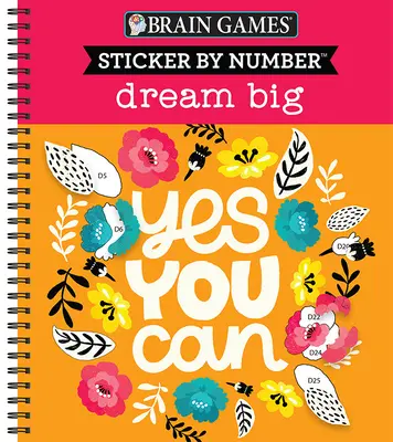 Sticker per numero: Sogna in grande - Sticker by Number: Dream Big