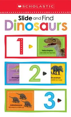 Dinosauri 123: Scholastic Early Learners (Scivola e trova) - Dinosaurs 123: Scholastic Early Learners (Slide and Find)