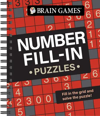 Giochi per il cervello - Puzzle da riempire con i numeri - Brain Games - Number Fill-In Puzzles