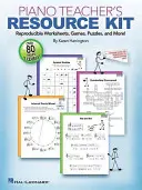 Kit di risorse per insegnanti di pianoforte: Fogli di lavoro riproducibili, giochi, puzzle e altro ancora! - Piano Teacher's Resource Kit: Reproducible Worksheets, Games, Puzzles, and More!