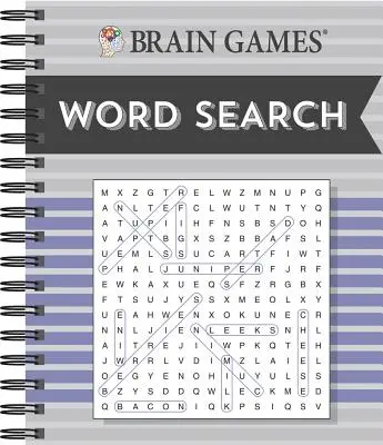 Giochi per il cervello - Ricerca per parole (viola) - Brain Games - Word Search (Purple)