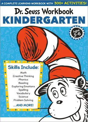 Libro di lavoro del Dr. Seuss: Kindergarten: oltre 300 attività divertenti con adesivi e molto altro! (Matematica, fonetica, lettura, ortografia, vocabolario, scienze, problem solving), - Dr. Seuss Workbook: Kindergarten: 300+ Fun Activities with Stickers and More! (Math, Phonics, Reading, Spelling, Vocabulary, Science, Problem Solving,