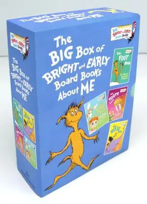 La grande scatola dei libri da tavolo Bright and Early su di me: Il libro dei piedi del Dr. Seuss; Il libro degli occhi del Dr. Seuss; Il libro dei denti del Dr. Seuss; Il libro del naso del Dr. Seuss. - The Big Box of Bright and Early Board Books about Me: The Foot Book by Dr. Seuss; The Eye Book by Dr. Seuss; The Tooth Book by Dr. Seuss; The Nose Boo