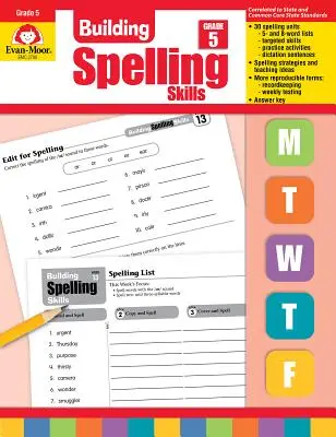 Costruire le abilità ortografiche Grado 5 - Building Spelling Skills Grade 5