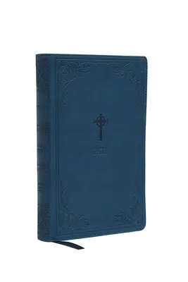 Nrsv, Bibbia cattolica, edizione regalo, pelle morbida, verde acqua, stampa comfort: Bibbia Sacra - Nrsv, Catholic Bible, Gift Edition, Leathersoft, Teal, Comfort Print: Holy Bible