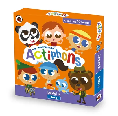 Actiphons Livello 2 Box 3: Libri 19-28 - Impara la fonetica e fai attività con Actiphons! - Actiphons Level 2 Box 3: Books 19-28 - Learn phonics and get active with Actiphons!
