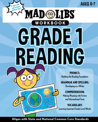 Libro di lavoro Mad Libs: Lettura di grado 1 - Mad Libs Workbook: Grade 1 Reading