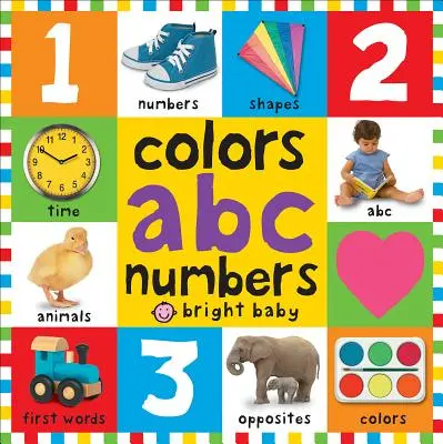 Grandi libri da tavolo Colori, abc, numeri - Big Board Books Colors, Abc, Numbers