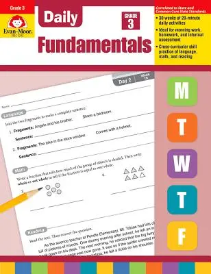 Fondamenti quotidiani, Grade 3 - Daily Fundamentals, Grade 3