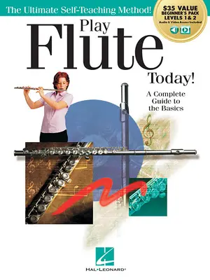 Suona il flauto oggi! Pacchetto per principianti: Libro di metodo di livello 1 e 2 con accesso audio e video - Play Flute Today! Beginner's Pack: Level 1 & 2 Method Book with Audio & Video Access