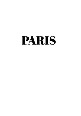 Parigi: libro decorativo bianco con copertina rigida per arredare scaffali, tavolini, decorazioni per la casa, design delle città della moda del mondo. - Paris: Hardcover White Decorative Book for Decorating Shelves, Coffee Tables, Home Decor, Stylish World Fashion Cities Design