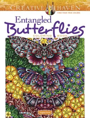 Creative Haven Libro da Colorare Farfalle Impigliate - Creative Haven Entangled Butterflies Coloring Book