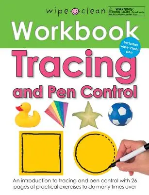 Libro di lavoro Wipe Clean: Tracciamento e controllo della penna: Include la penna Wipe-Clean [Con penna Wipe Clean]. - Wipe Clean Workbook Tracing and Pen Control: Includes Wipe-Clean Pen [With Wipe Clean Pen]