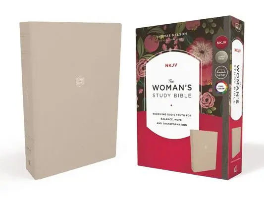 La Nkjv, Bibbia per lo studio della donna, tela su cartone, crema, a colori: ricevere la verità di Dio per l'equilibrio, la speranza e la trasformazione - The Nkjv, Woman's Study Bible, Cloth Over Board, Cream, Full-Color: Receiving God's Truth for Balance, Hope, and Transformation