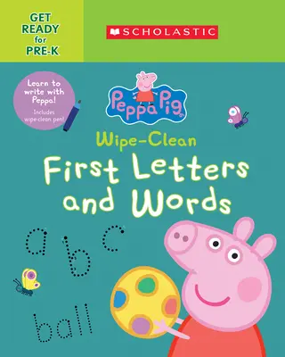 Peppa Pig: Prime lettere e parole pulite con il pennarello - Peppa Pig: Wipe-Clean First Letters and Words