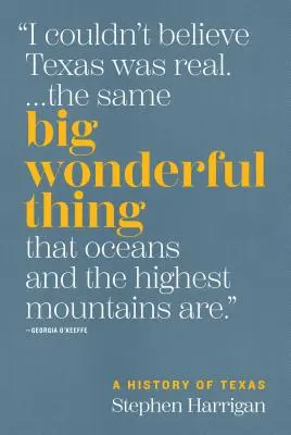 Una grande cosa meravigliosa: storia del Texas - Big Wonderful Thing: A History of Texas